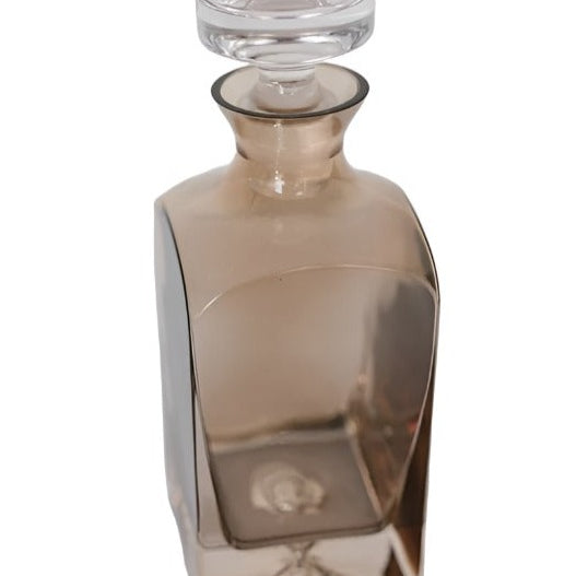 Amber Smoke Heritage Decanter Estelle Colored Glass - Gaines Jewelers