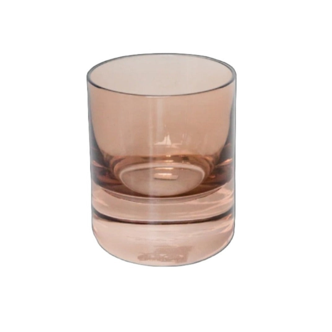 Amber Smoke Rocks Glass - Estelle Colored Glass - Gaines Jewelers