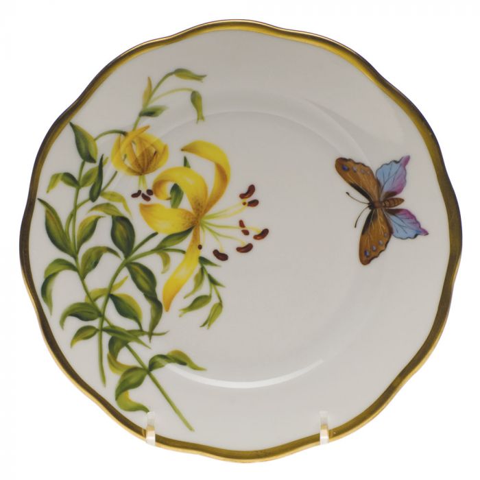 AMERICAN WILDFLOWERS - MEADOW LILY-Bread & Butter Plate - Gaines Jewelers