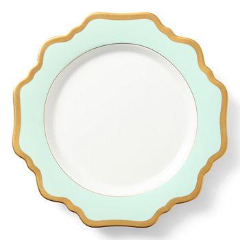 Anna's Palette Aqua Green Dessert Plate - Gaines Jewelers