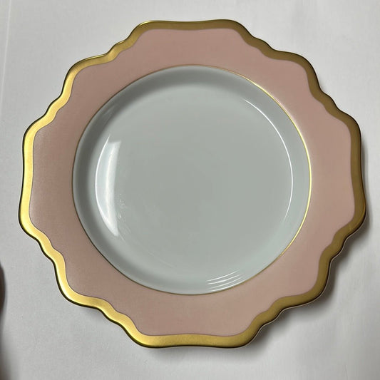 Anna's Palette- Dusty Rose Bread and Butter Plate - Gaines Jewelers