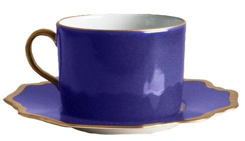 Anna's Palette Indigo Blue Tea Saucer - Gaines Jewelers