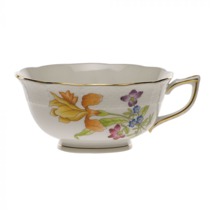 ANTIQUE IRIS -TEA CUP & SAUCER - Gaines Jewelers