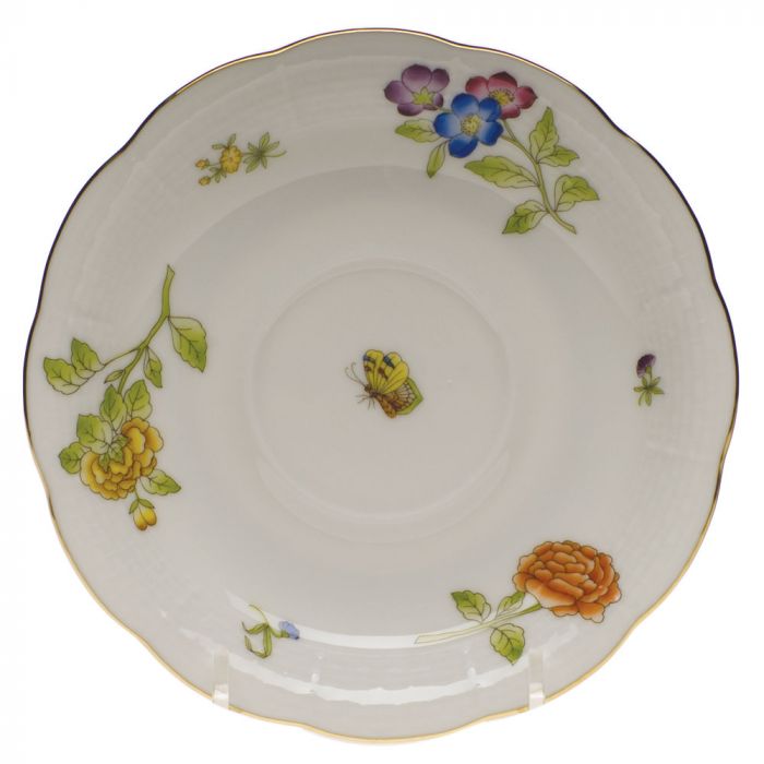 ANTIQUE IRIS -TEA CUP & SAUCER - Gaines Jewelers