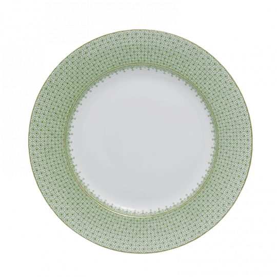 APPLE GREEN LACE DESSERT PLATE - Gaines Jewelers