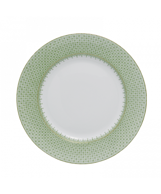APPLE GREEN LACE DESSERT PLATE - Gaines Jewelers