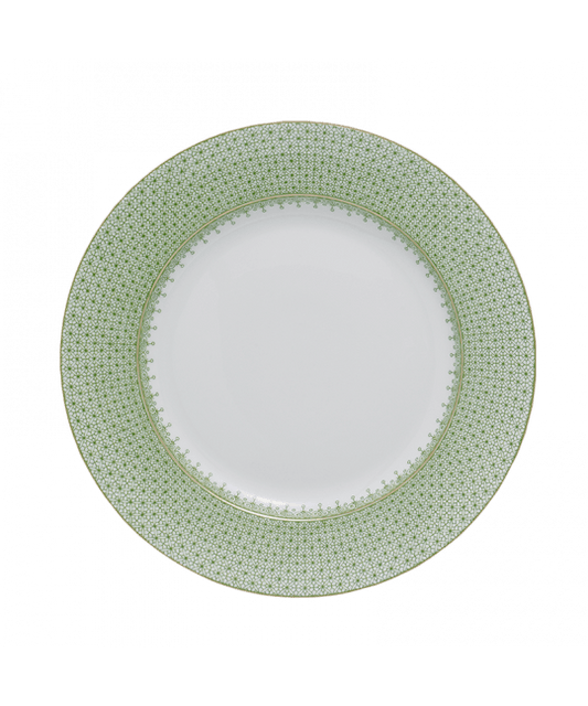 APPLE GREEN LACE DESSERT PLATE - Gaines Jewelers