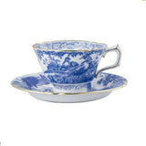 Aves Blue Tea Saucer Royal Crown Derby - Gaines Jewelers