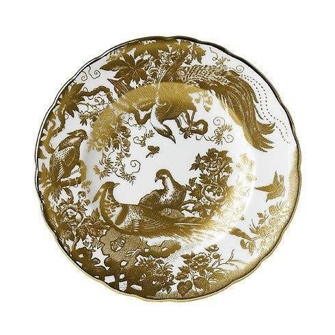 Aves Gold Dinner Plate - Gaines Jewelers