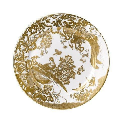 Aves Gold Salad Plate - Gaines Jewelers