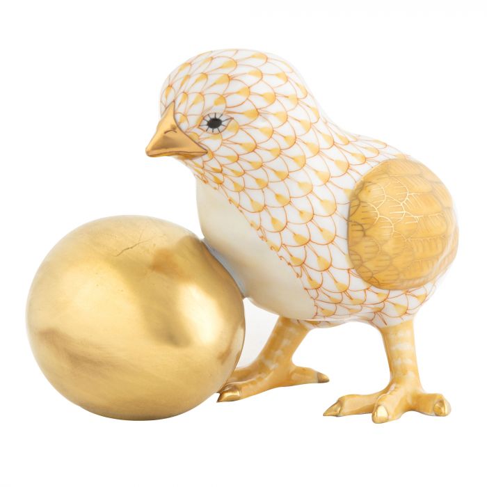 BABY CHICK WITH EGG - BUTTERSCOTCH - Gaines Jewelers