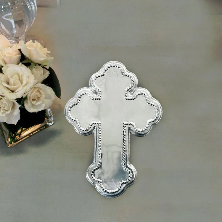 BABY Pearl Cross (Engravable) - Gaines Jewelers