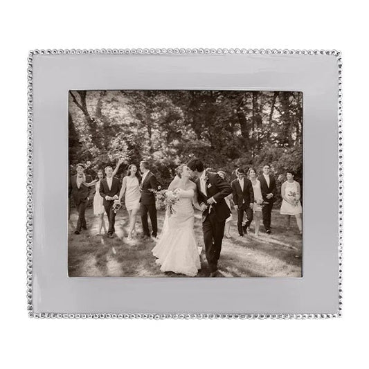 Beaded 8 x 10 Engravable Wide Frame - Gaines Jewelers