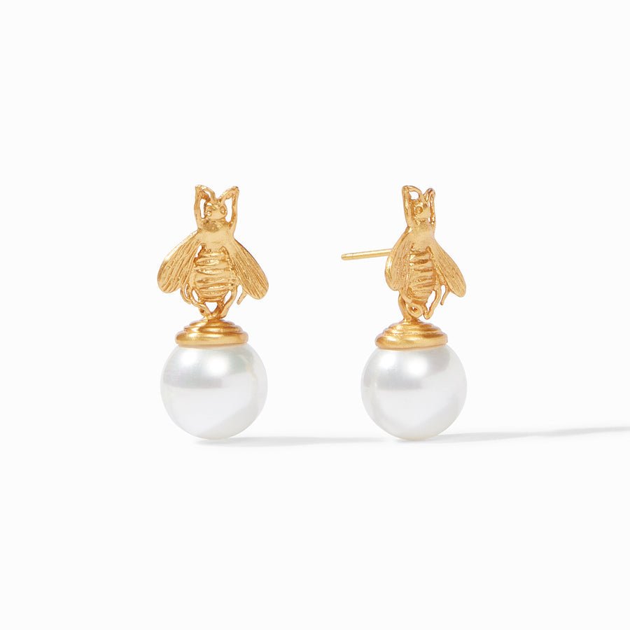 Bee Pearl Drop Earring - Gaines Jewelers