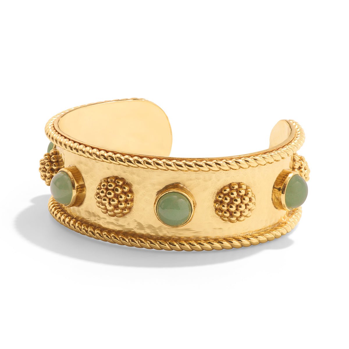 Berry Gem Cuff - Meadow Jade - Gaines Jewelers