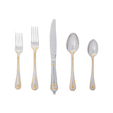 Berry & Thread 5pc Place Setting - Polished with Gold - Gaines Jewelers