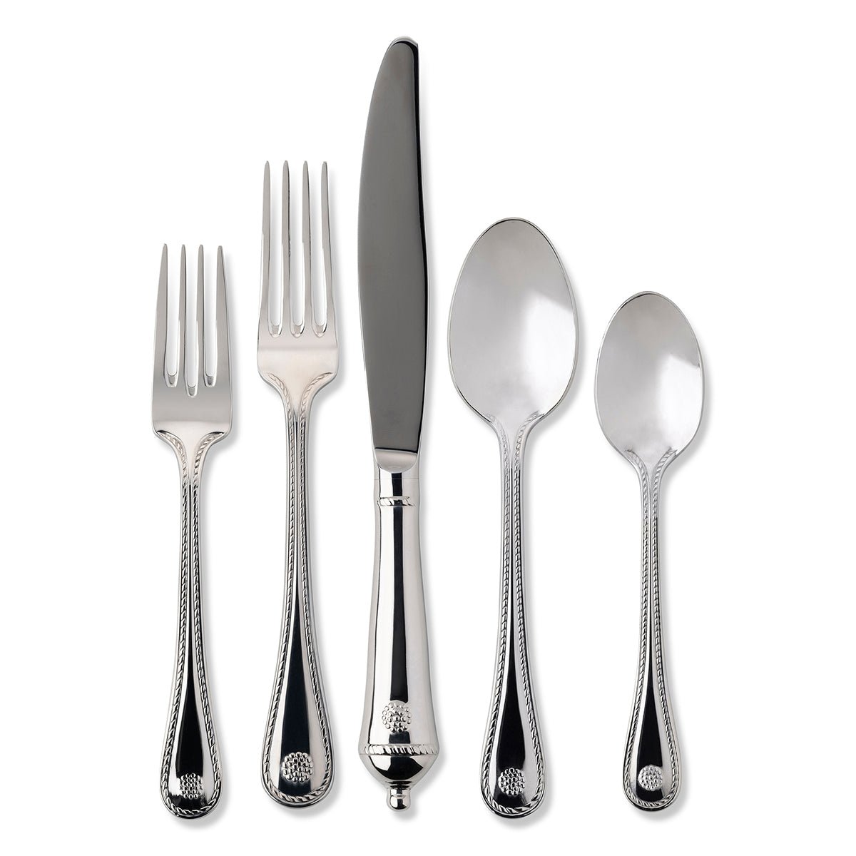 Berry & Thread 5pc Setting - Polished - Gaines Jewelers