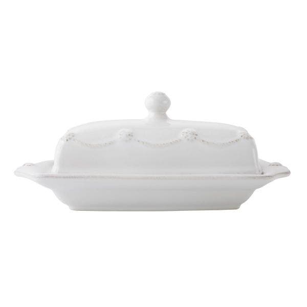 Berry & Thread Butter Dish - Whitewash - Gaines Jewelers