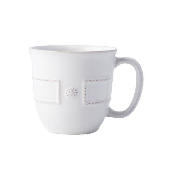 Berry & Thread French Panel Whitewash Coffee & Tea Cup - Gaines Jewelers