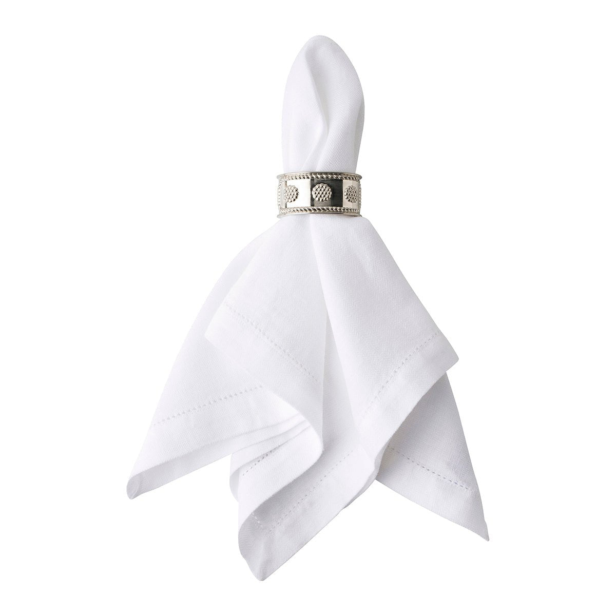 Berry & Thread Napkin Ring - Bright Satin - Gaines Jewelers