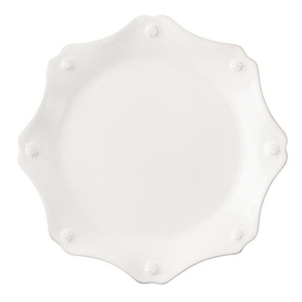 Berry & Thread Scallop Dessert/Salad Plate - Whitewash - Juliska - Gaines Jewelers