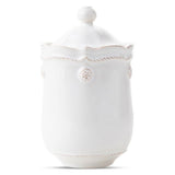 Berry & Thread Whitewash Lidded Jar - Gaines Jewelers