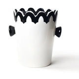 Black Arabesque Scallop Ice Bucket - Gaines Jewelers