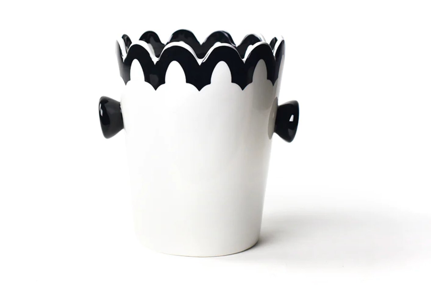 Black Arabesque Scallop Ice Bucket - Gaines Jewelers