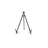 Black Large Flare Plate Stand - Gaines Jewelers