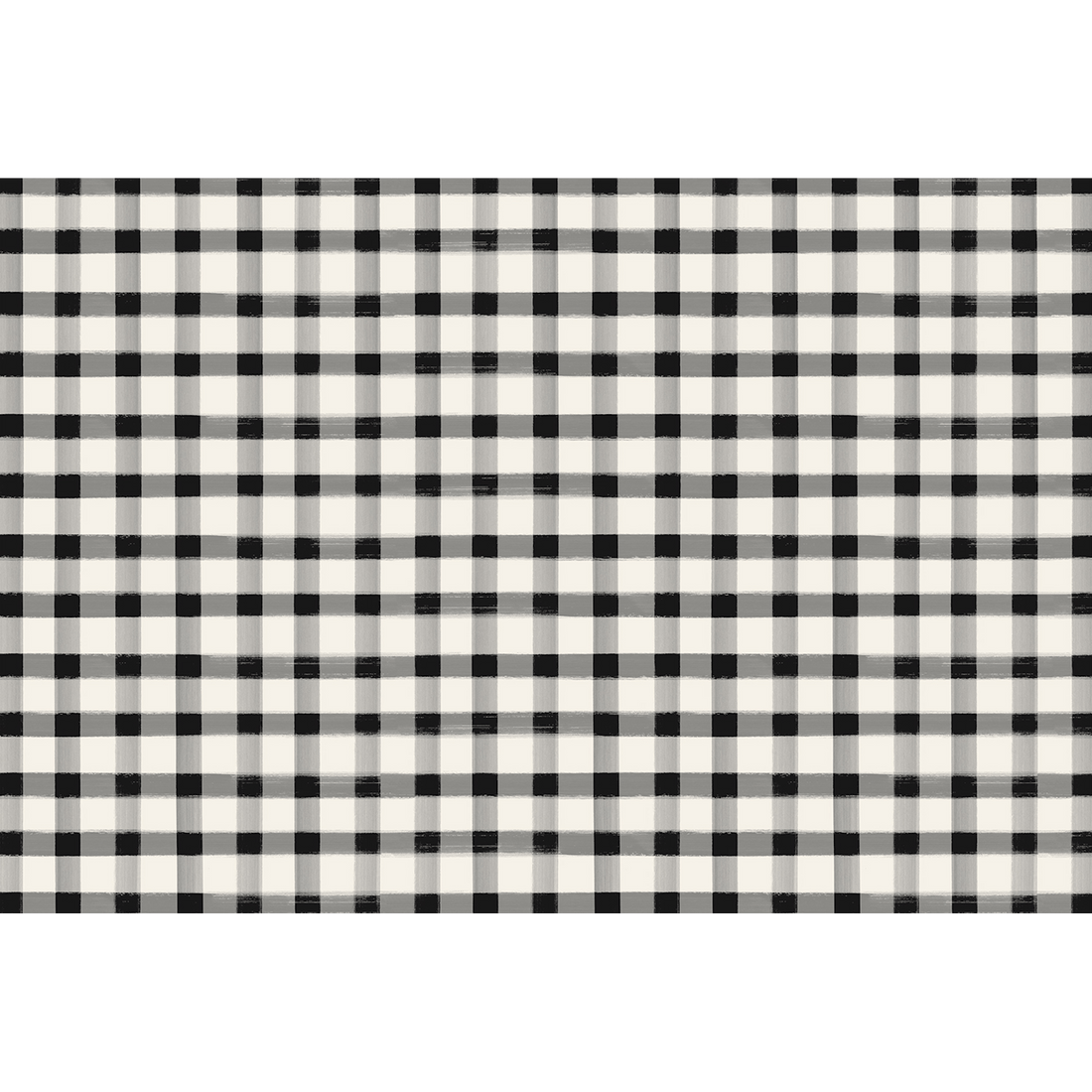 Black Painted Check Placemat - Gaines Jewelers