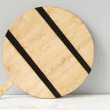 Black Round Charcuterie Board Large - Gaines Jewelers