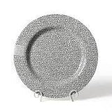 Black Small Dot Big Entertaining Round Platter - Gaines Jewelers