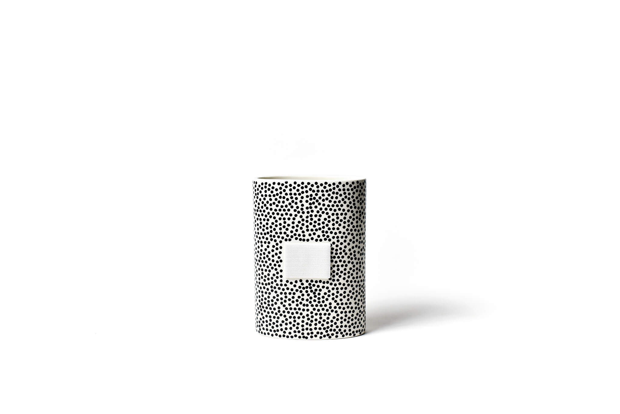 Black Small Dot Mini Oval Vase - Gaines Jewelers