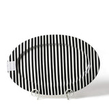 Black Stripe Big Entertaining Oval Platter - Gaines Jewelers