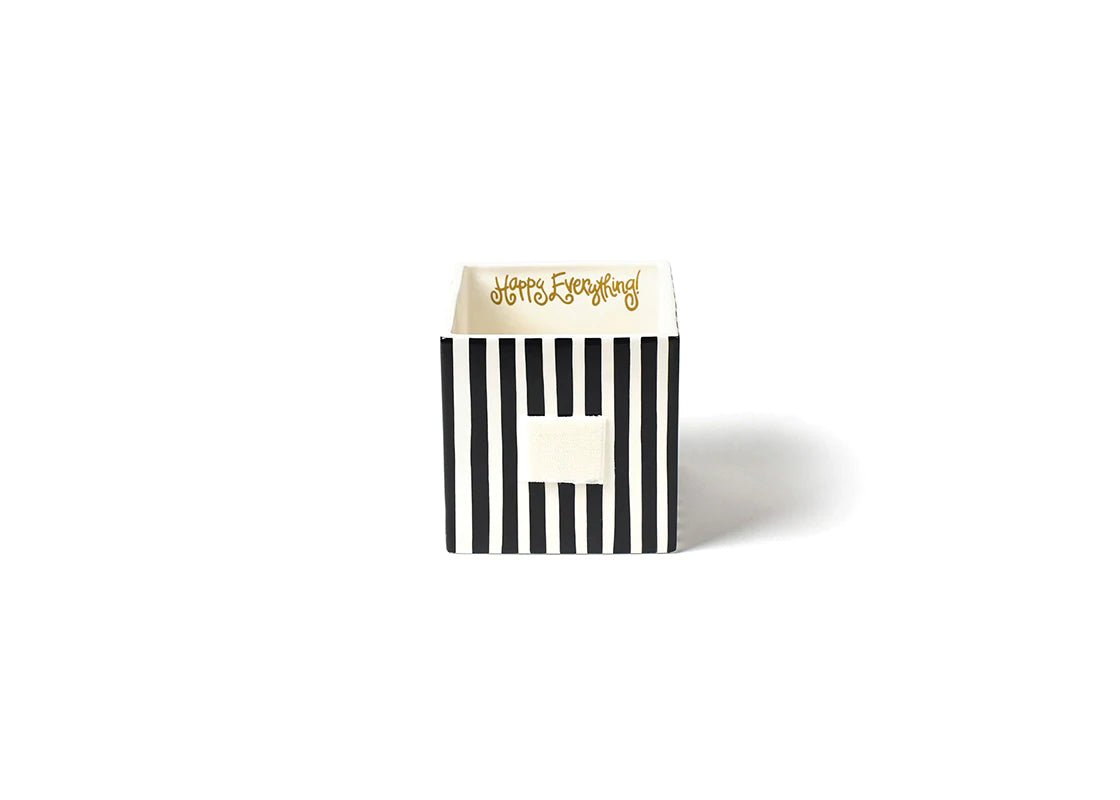 Black Stripe Medium Mini Nesting Cube - Gaines Jewelers