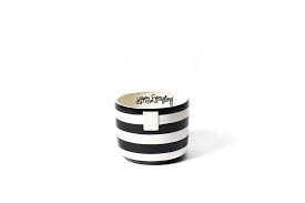 Black Stripe Mini Happy Everything Bowl - Gaines Jewelers
