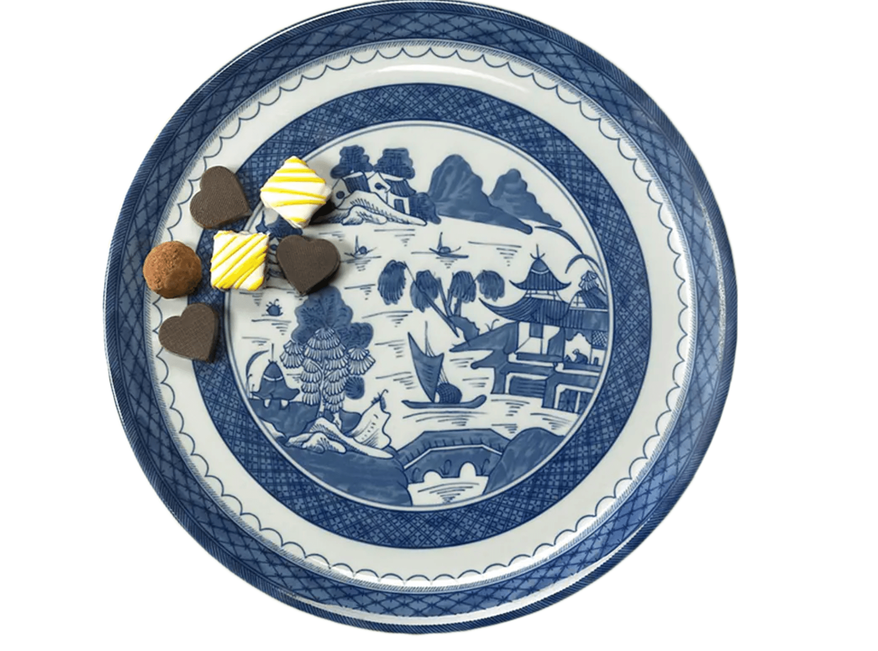 Blue Canton Cake Plate - Gaines Jewelers