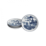 BLUE CANTON COASTERS SET OF 4 - Gaines Jewelers
