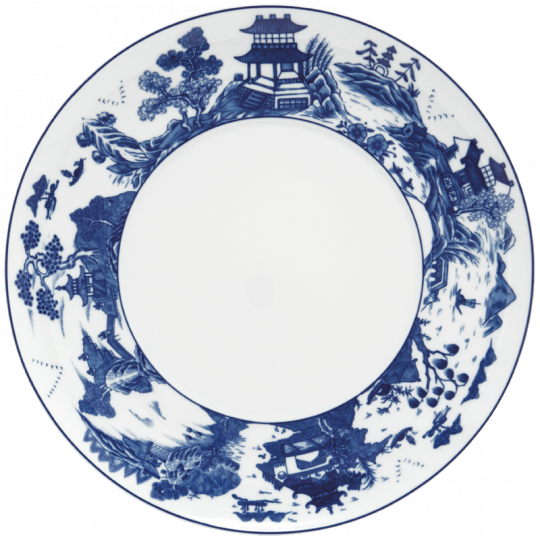 Blue Canton Contempo Service Plate - Gaines Jewelers