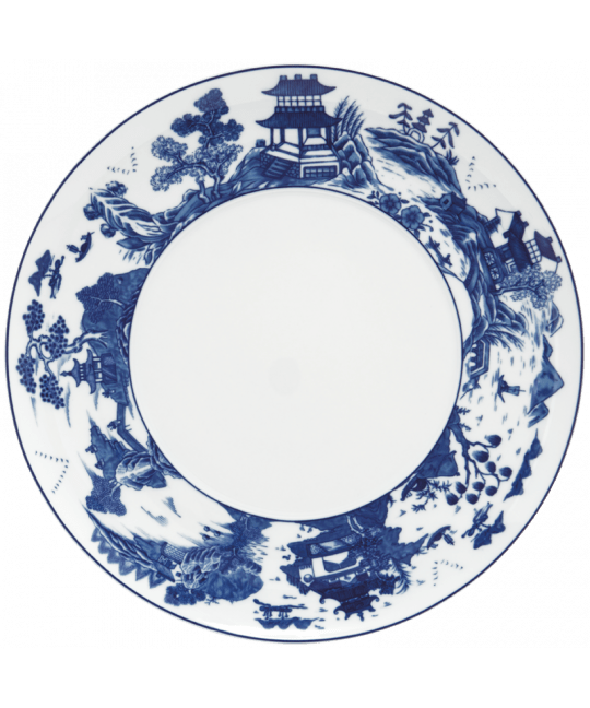 Blue Canton Contempo Service Plate - Gaines Jewelers