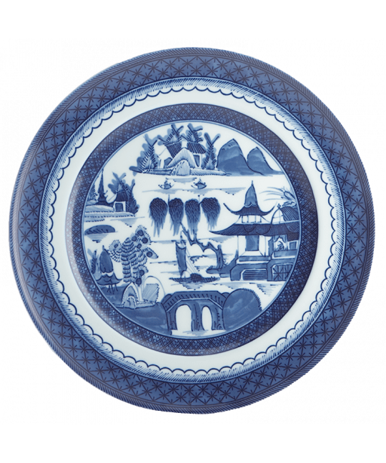 BLUE CANTON DINNER PLATE - Gaines Jewelers