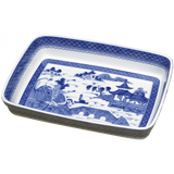 Blue Canton Rectangular Baker - Gaines Jewelers