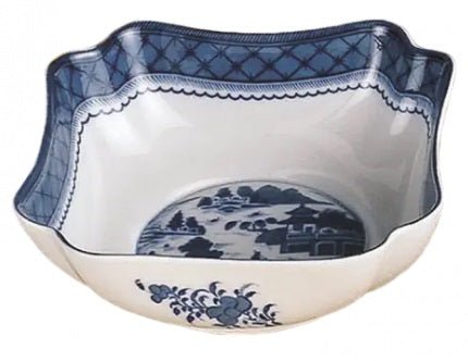 Blue Canton Small Square Bowl - Gaines Jewelers