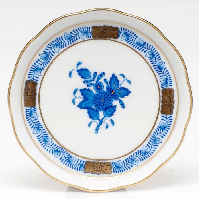 Blue Coaster Chinese Bouquet - Gaines Jewelers