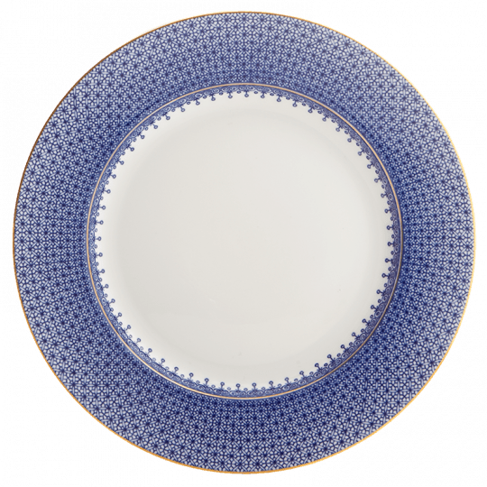 Blue Lace Dessert Plate - Gaines Jewelers