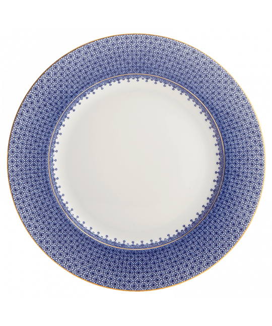 Blue Lace Dessert Plate - Gaines Jewelers