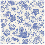 BLUE REGAL PEACOCK COCKTAIL NAPKIN - PACK OF 20 Hester and Cook - Gaines Jewelers