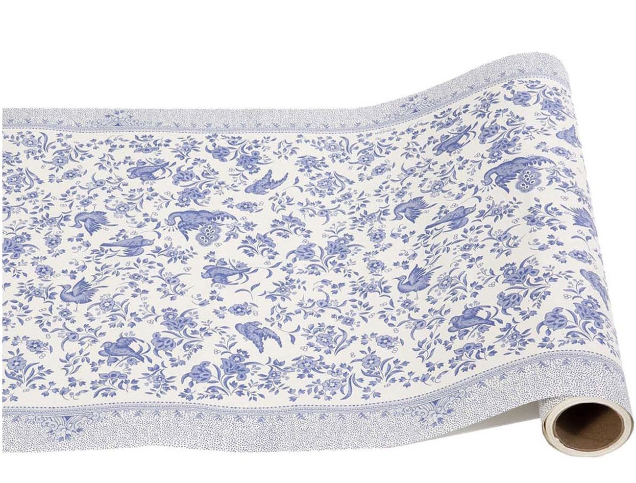 Blue Regal Peacock Table Runner Hester and Cook - Gaines Jewelers