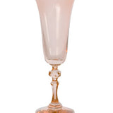 Blush Regal Flute - Estelle Colored Glass - Gaines Jewelers