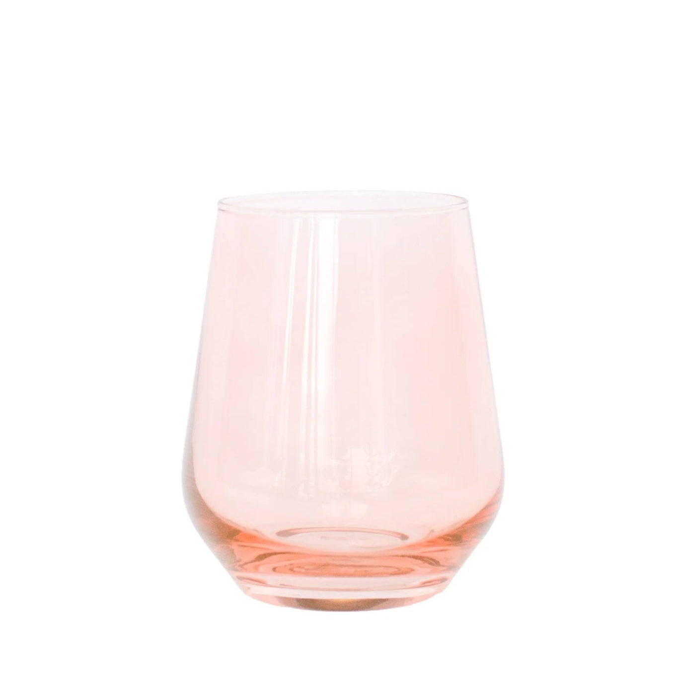 Blush Stemless Wine - Estelle Colored Glass - Gaines Jewelers